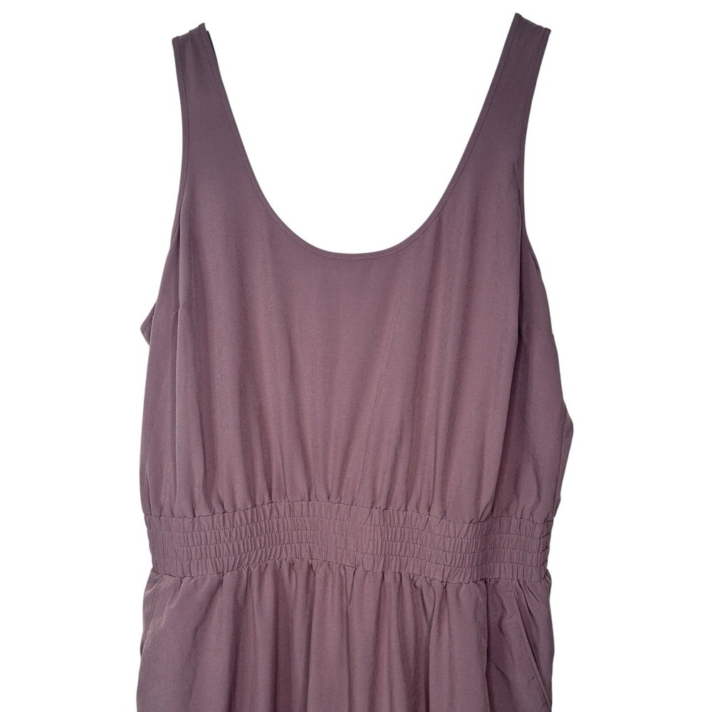 Abercrombie & Fitch Travelers Jogger Tan Sleeveless Jumpsuit  XL X-Large Jumper - Picture 3 of 9